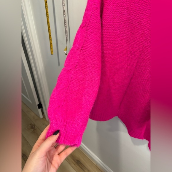 SMASH & TESS HOT PINK KNIT SWEATER - Picture 3 of 6